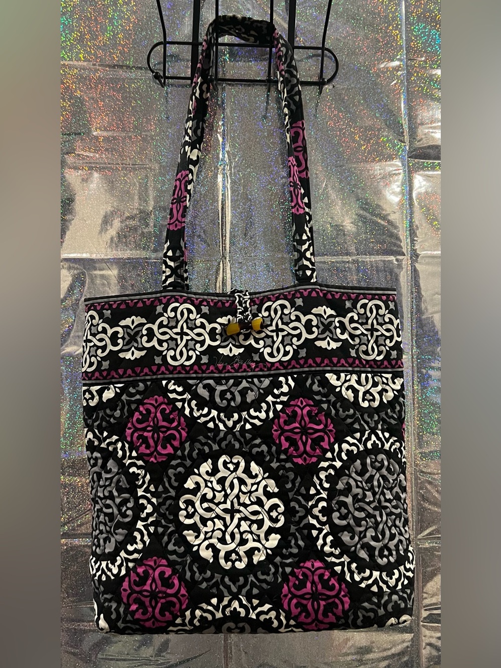 Vera Bradley Canterberry Magenta Toggle Tote